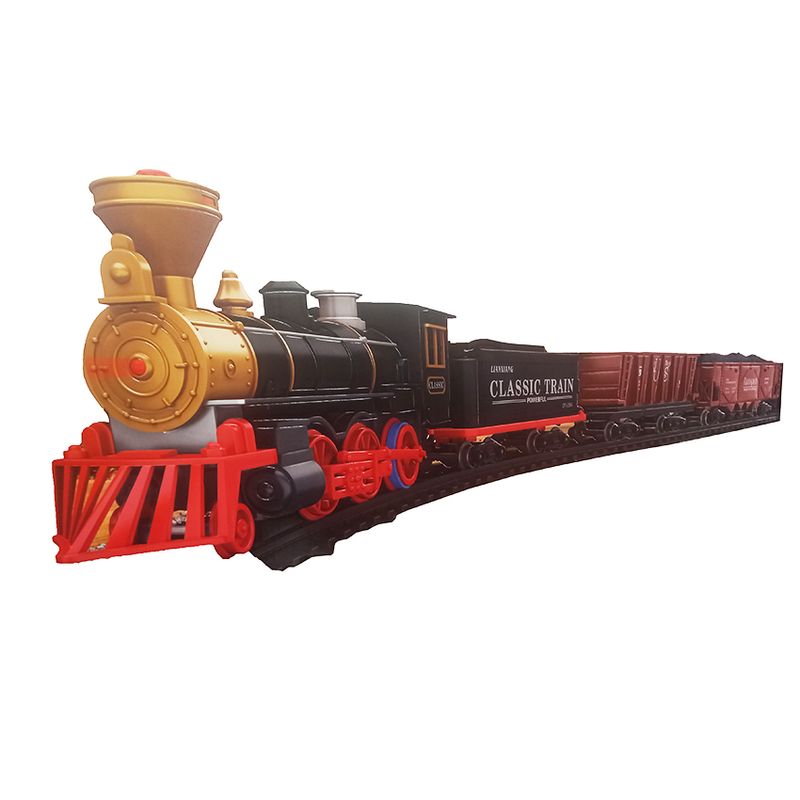 قطار بازی مدل چهار واگن طرح transport train کد 256