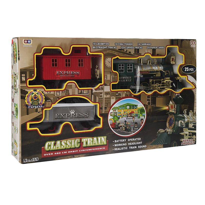 قطار بازی ژی شنگ تویز مدل classic train 159