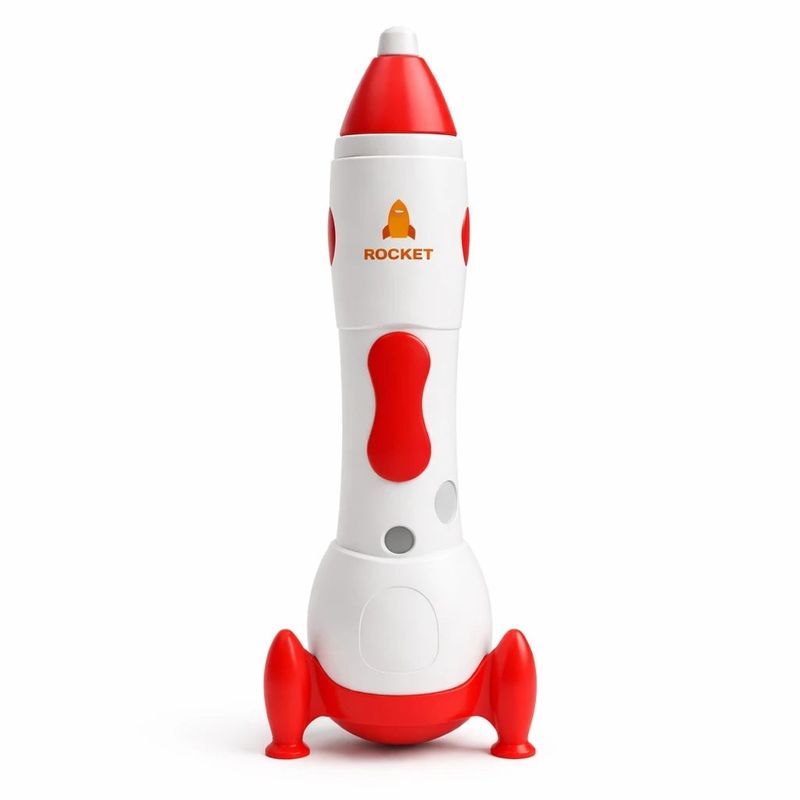قلم طراحی سه بعدی طرح موشک مدل rocket
