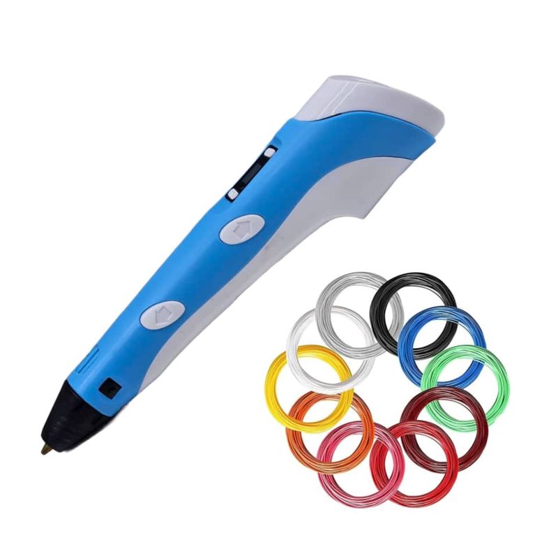قلم طراحی سه بعدی ناب سل مدل 3d pen به همراه فیلامنت