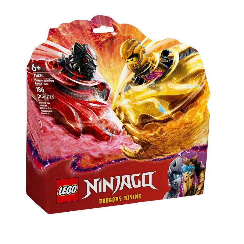 لگو 186 تکه سری ninjago مدل dragon spinjitzu battle pack کد 71826
