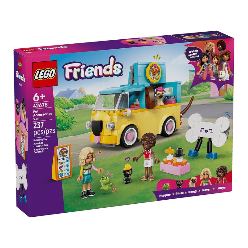 لگو 237 تکه سری friends مدل pet accessories van کد 42678