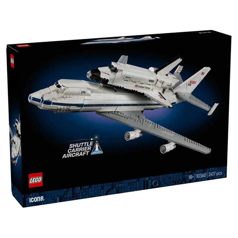 لگو 2417 تکه سری آیکون مدل shuttle carrier aircraft کد 10360