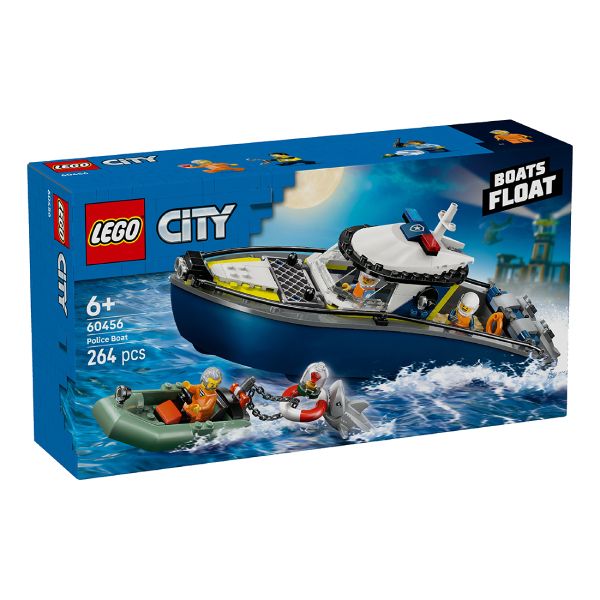 لگو 264 تکه سری سیتی مدل police boat chase کد 60456
