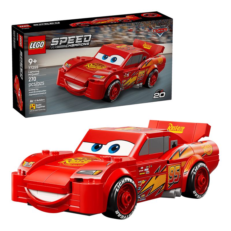 لگو 270 تکه سری disney مدل lightning mcqueen کد 77255