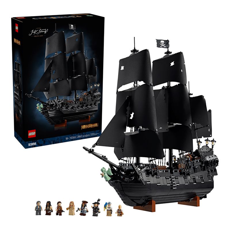لگو 2862 تکه سری icons مدل captain jack sparrows pirate ship کد 10365