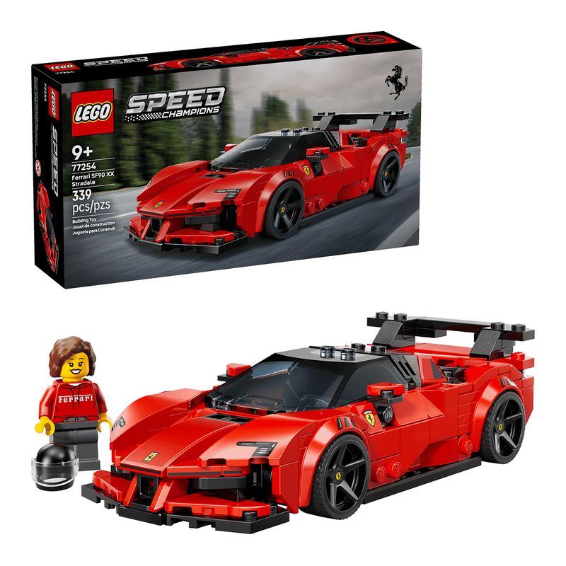 لگو 339 تکه سری speed champions مدل ferrari sf90 xx stradale sports car کد 77254