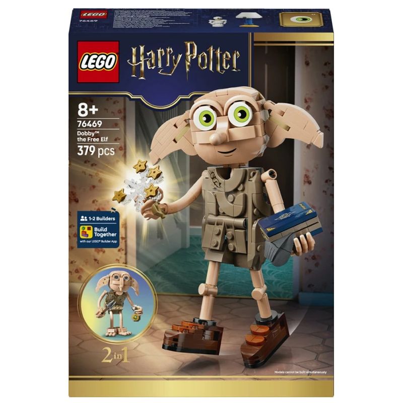 لگو 379 تکه سری هری پاتر مدل dobby the free elf کد 76469