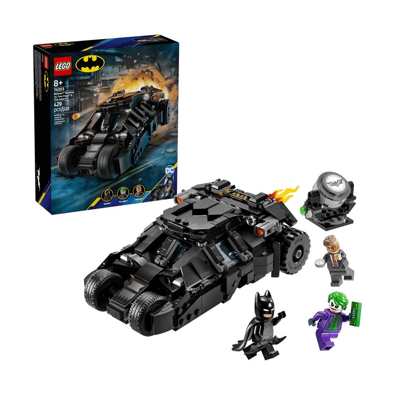 لگو 429 تکه سری dc مدل batman tumbler vs two face and the joker کد 76303