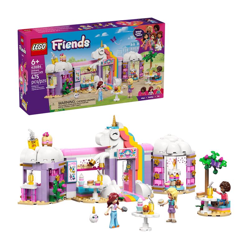 لگو 475 تکه سری friends مدل unicorn dream café کد 42684