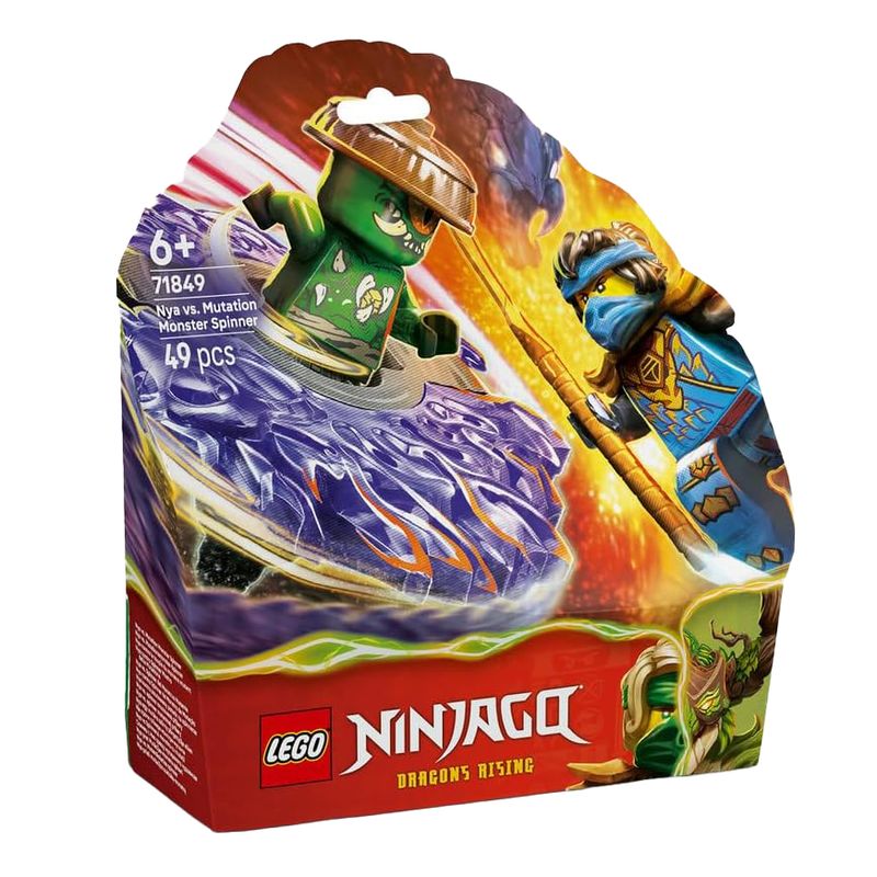 لگو 49 تکه سری نینجاگو مدل nya vs. mutation monster spinner کد 71849