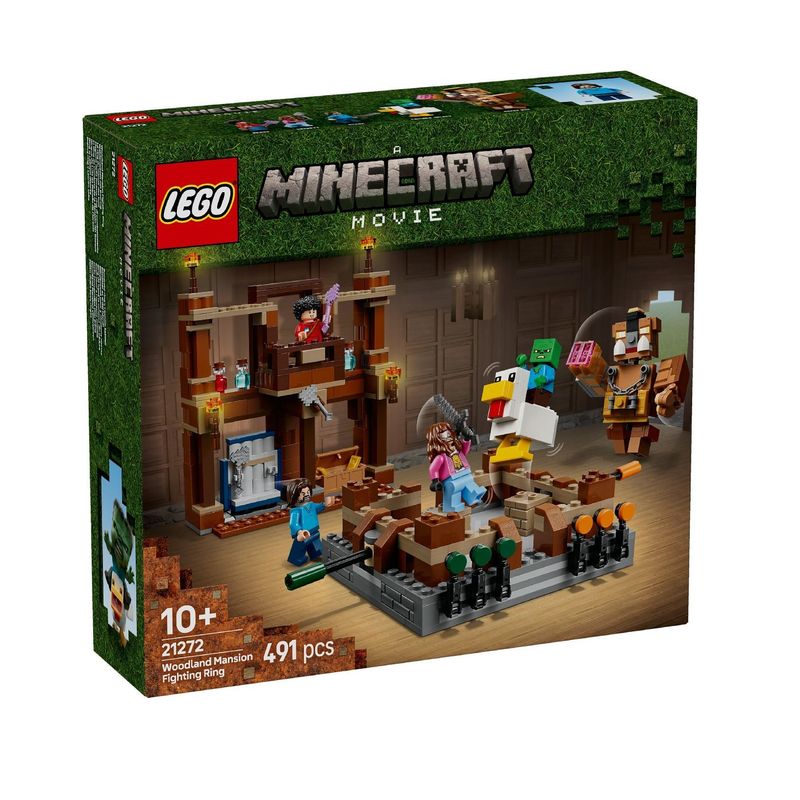 لگو 491 تکه سری minecraft مدل woodland mansion fighting ring کد 21272