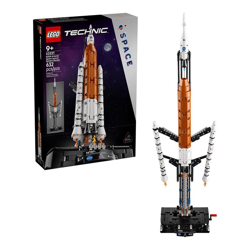 لگو 632 تکه سری technic مدل nasa artemis space launch system rocket کد 42221
