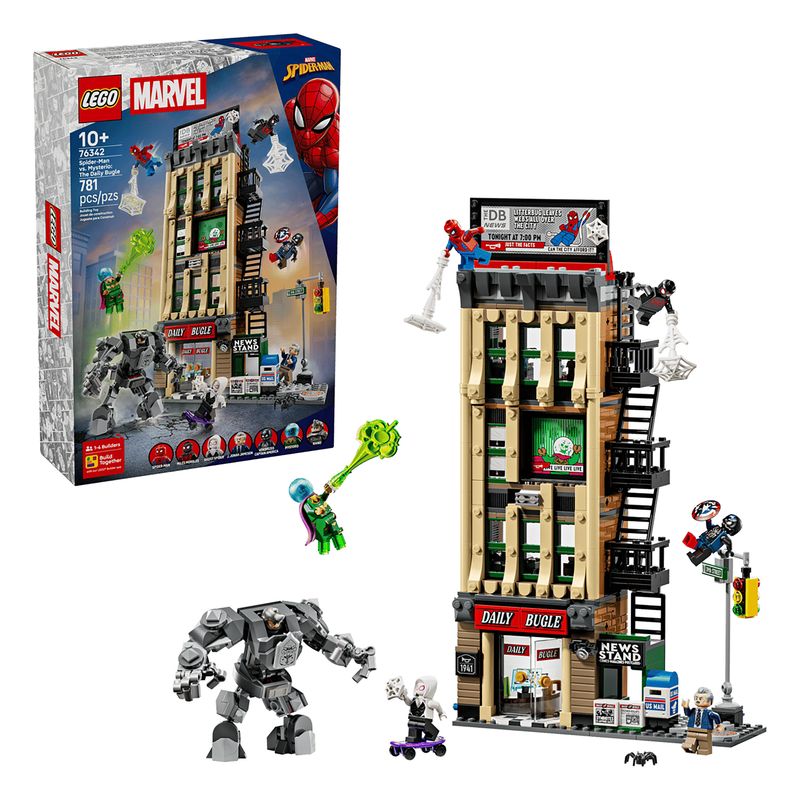 لگو 781 تکه سری marvel مدل spider man vs. mysterio: the daily bugle کد 76342
