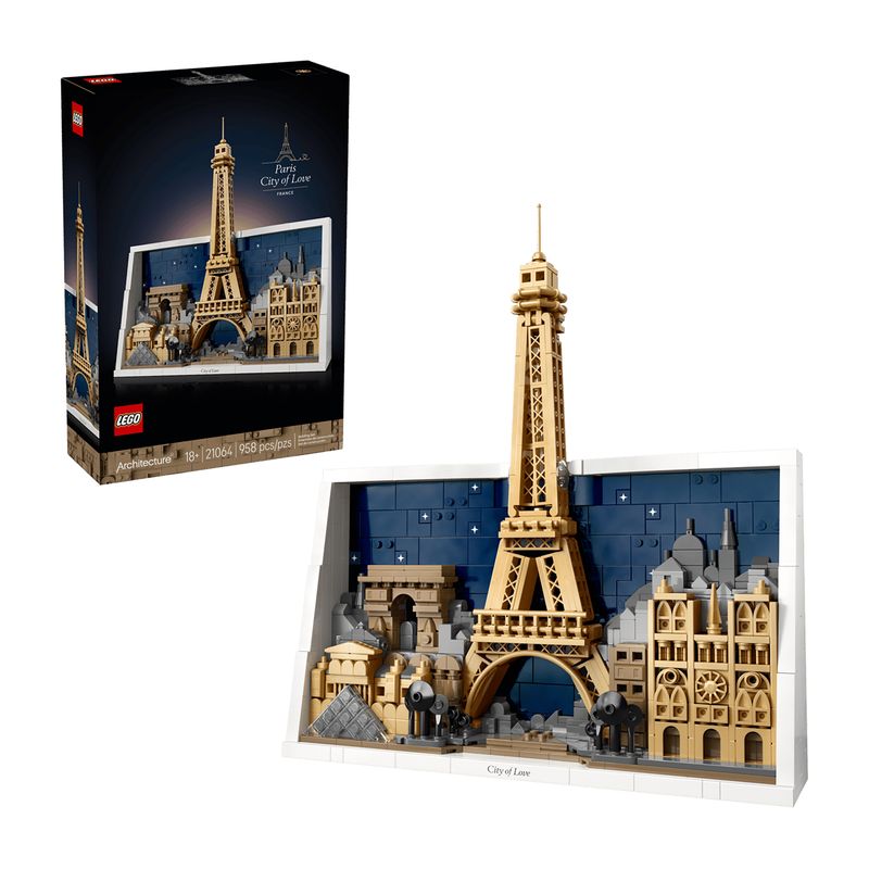 لگو 958 تکه سری architecture مدل paris – city of love کد 21064