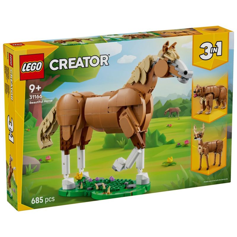 لگو سری creator 3in1 مدل beautiful horse کد 31166