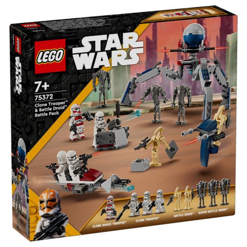 لگو سری star wars clone trooper کد 75372