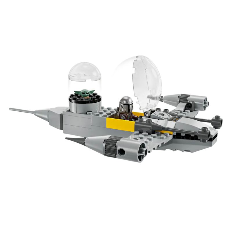 لگو سری star wars مدل mando and grogus n 1 starfighter کد 75410