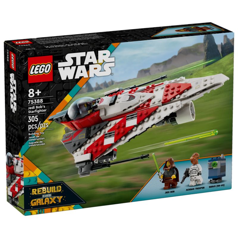 لگو سری استاروارز مدل jedi bobs starfighter کد 75388