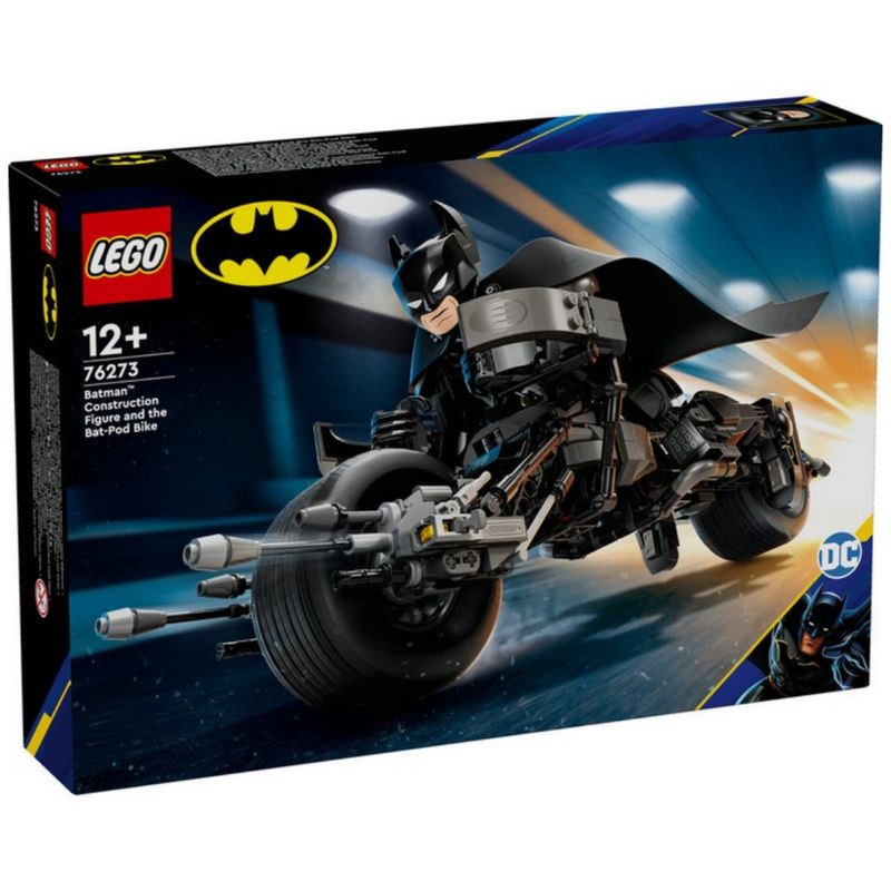 لگو سری دی‌سی بتمن مدل batman build figure and bat pod motorcycle کد 76273
