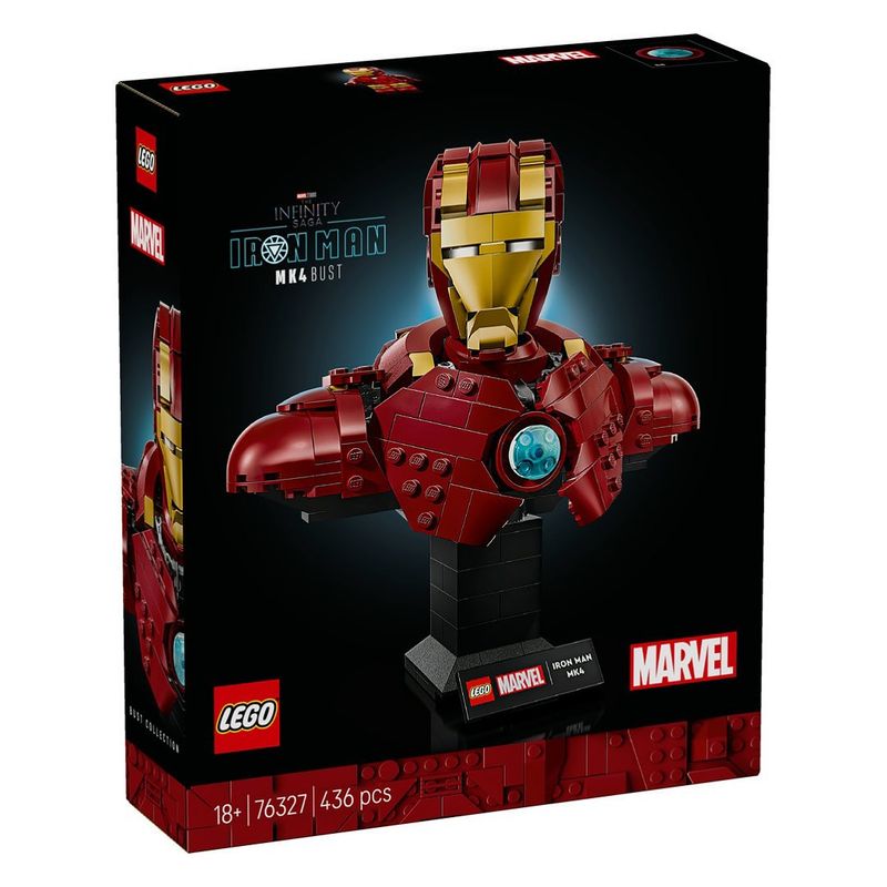 لگو سری مارول مدل iron man mk4 bust کد 76327