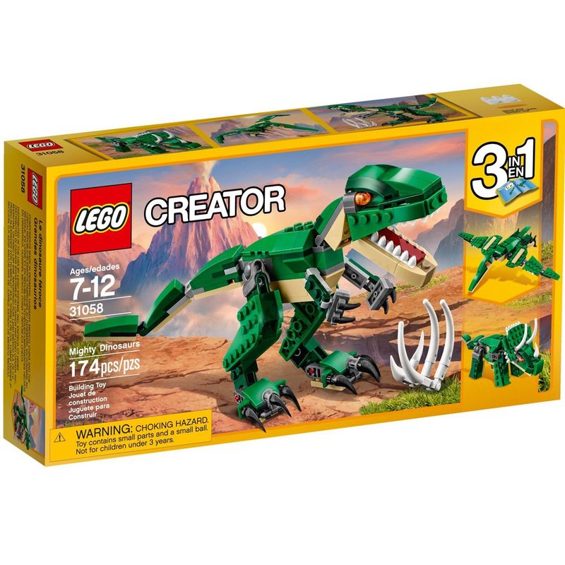 لگو لگو مدل mighty dinosaurs 31058