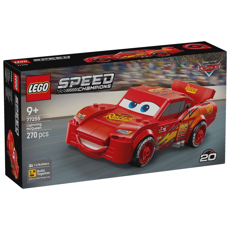 لگو ۲۷۷ تکه سری اسپید مدل lightning mcqueen کد 77255