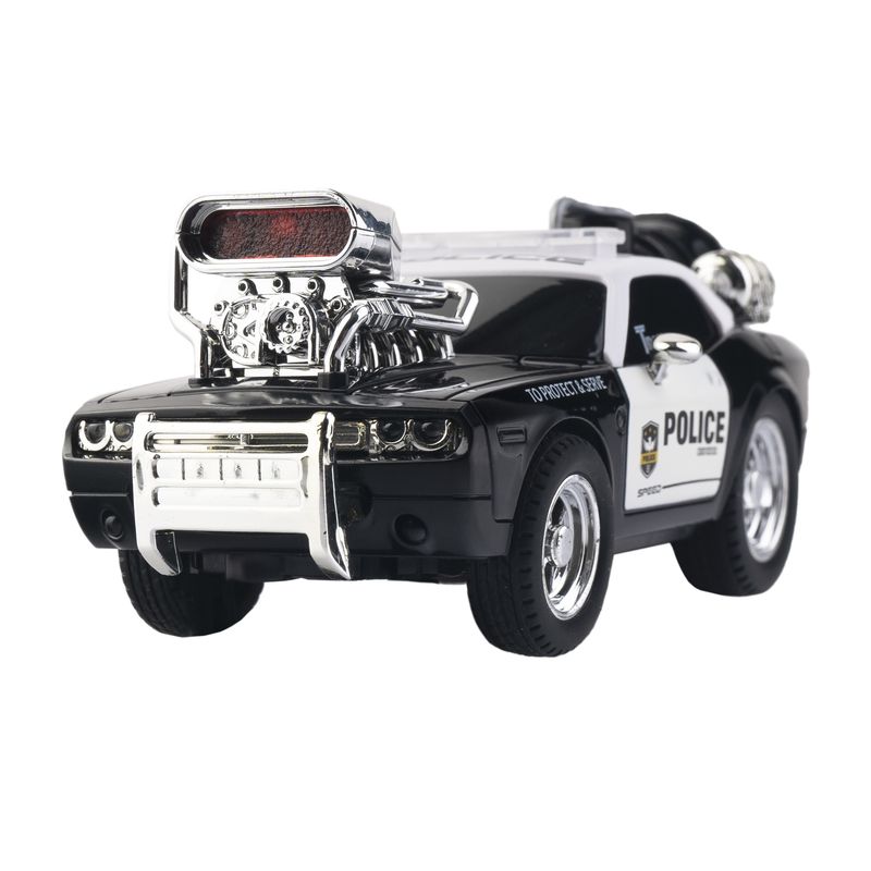 ماشین بازی مدل پلیس ماسکل کار قدرتی  دودزا کد die cast2025