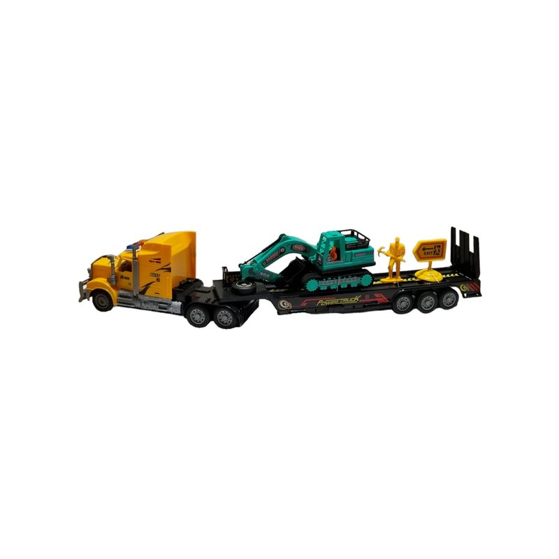 ماشین بازی کنترلی طرح تریلی مدل construction کد 0012