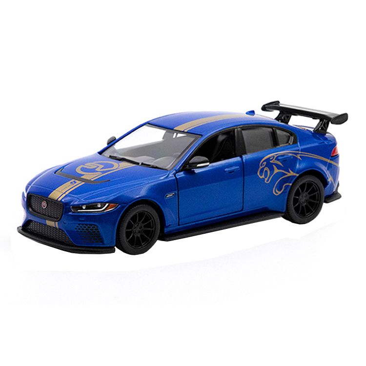 ماشین بازی کینزمارت مدل جگوار jaguar xe sv project 8 with printing کد kt5416f
