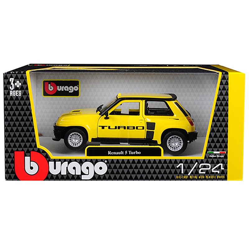 ماکت ماشین بوراگو مدل 1982 renault 5 r5 turbo amarillo