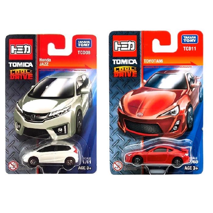 ماکت ماشین تاکارا تامی مدل تویوتا gt86 و هوندا jazz مجموعه دو عددی