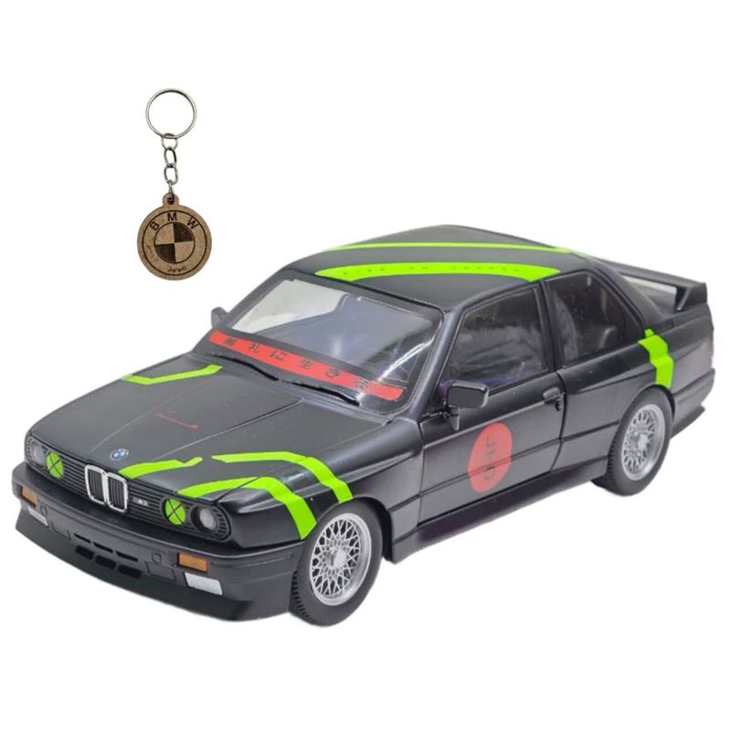 ماکت ماشین ناب سل مدل بی ام و فلزی چراغدار bmw e30 m3 naab001 به همراه جاسوییچی
