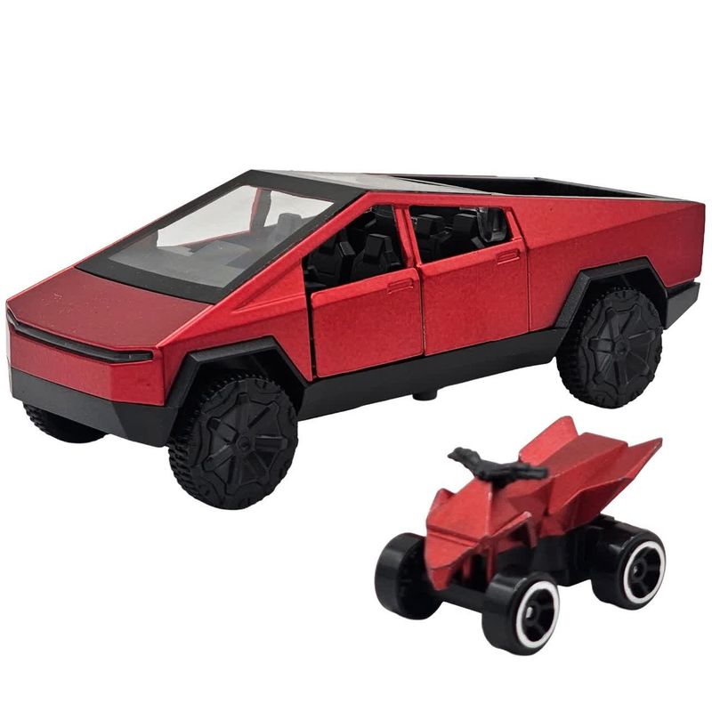 ماکت ماشین ناب سل مدل تسلا فلزی موزیکال چراغدار عقب کش کد tesla metal musical lighted car naab003 scale 1:48