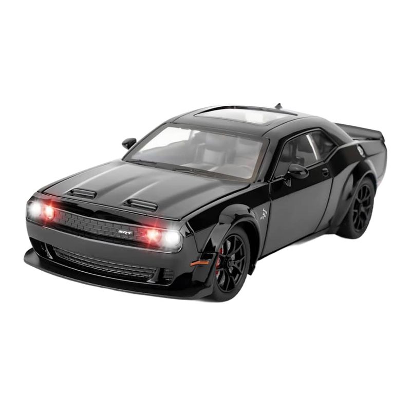 ماکت ماشین ناب سل مدل دوج چلنجر هلکت فلزی کد 1:24 dodge challenger hellcat