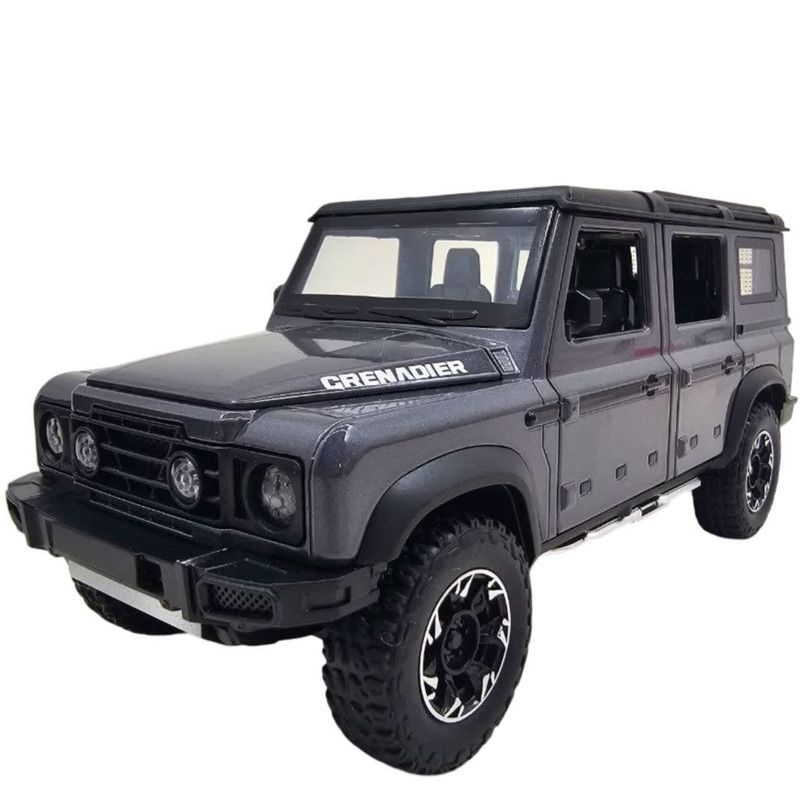 ماکت ماشین ناب سل مدل لندروور پاژن آفرود دودزا فلزی موزیکال چراغدار عقب کش کد land rover offroad pageant smoked metal musical lighted