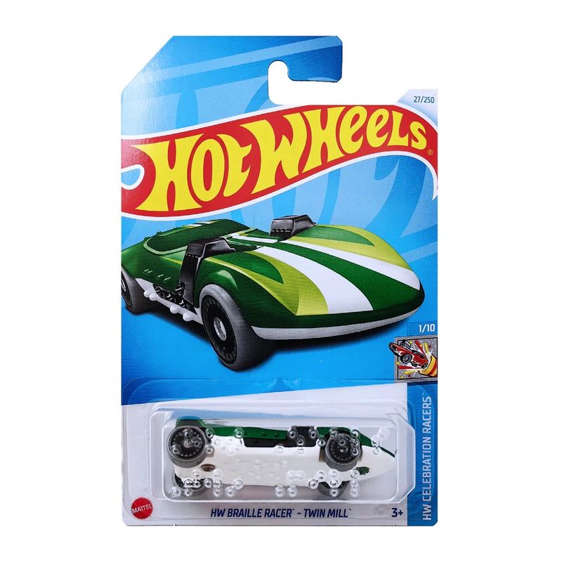 ماکت ماشین هات ویلز مدل hw braille racer twin mill