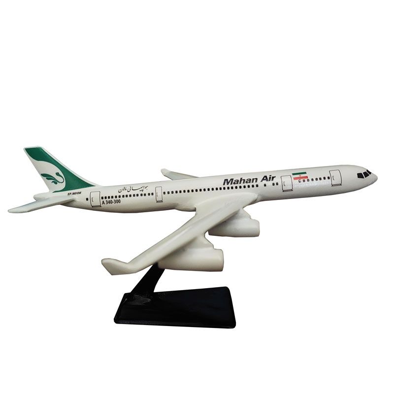 ماکت هواپیما مدل مسافربری ایرباس 300 340 طرح mahan air
