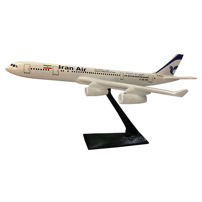 ماکت هواپیما مدل مسافربری ایرباس 340 طرح iran air