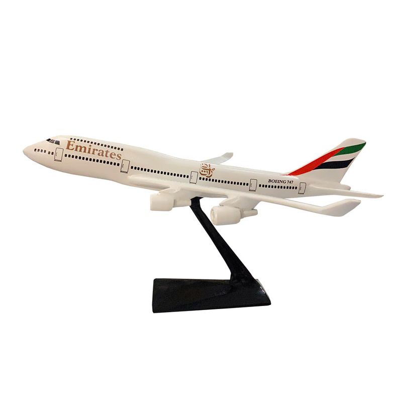 ماکت هواپیما مدل مسافربری بوئینگ 747 طرح هواپیمایی emirates