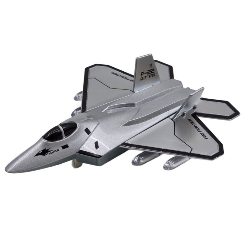 ماکت هواپیما ناب سل مدل جت جنگنده موزیکال چراغدار  f 22fighter 27 fs کدnaab001