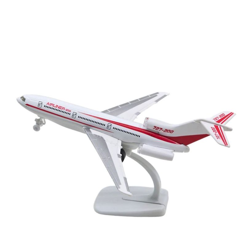 ماکت هواپیما ناب سل مدل موزیکال چراغدار ایرلاین همراه با استند airliner 727 200