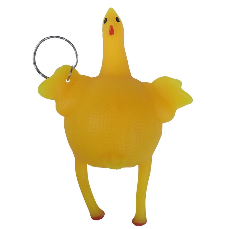 مرغ تخم گذار ضد استرس مدل chicken squishy
