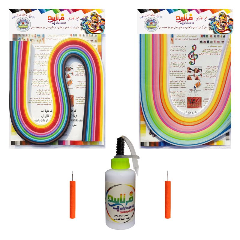 ملیله کاغذی فرتاپیچ کد 51 مجموعه 5 عددی