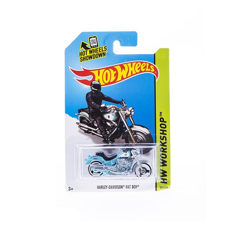 موتور اسباب بازی متل مدل hw workshop harley davidson fat boy