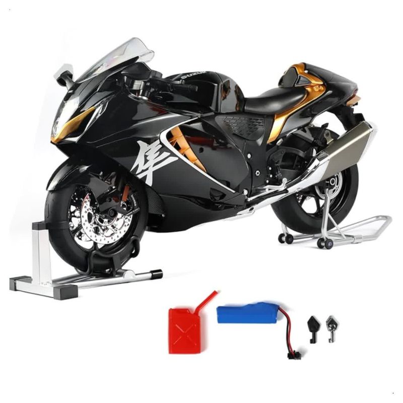 موتور بازی ناب سل مدل سوزوکی هایابوسا دودزا شارژی suzuki hayabusa spray  1:6