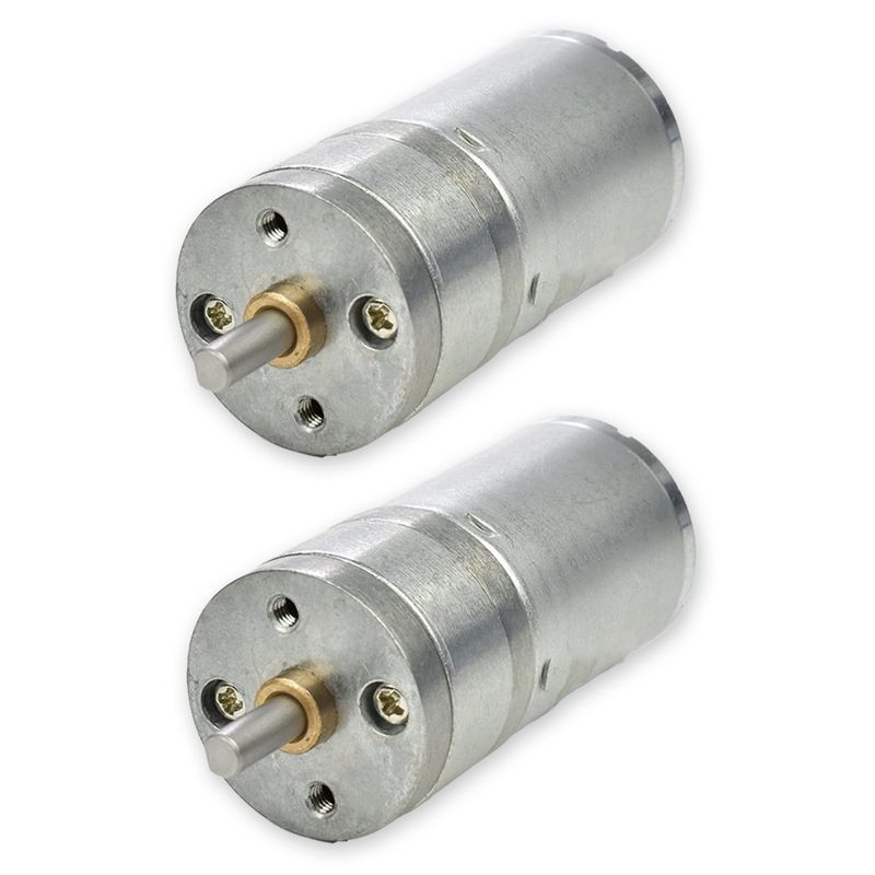 موتور گیربکس مدل ga25 کد 600rpm بسته 2 عددی
