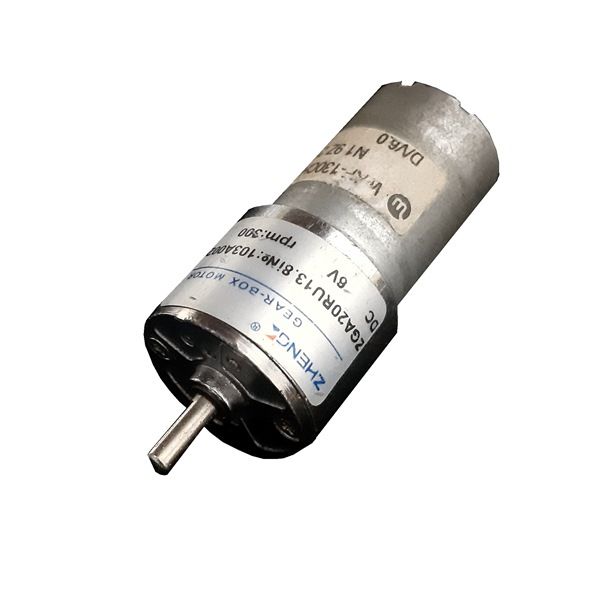 موتور گیربکس ژنگ مدل zga20 6v 300rpm