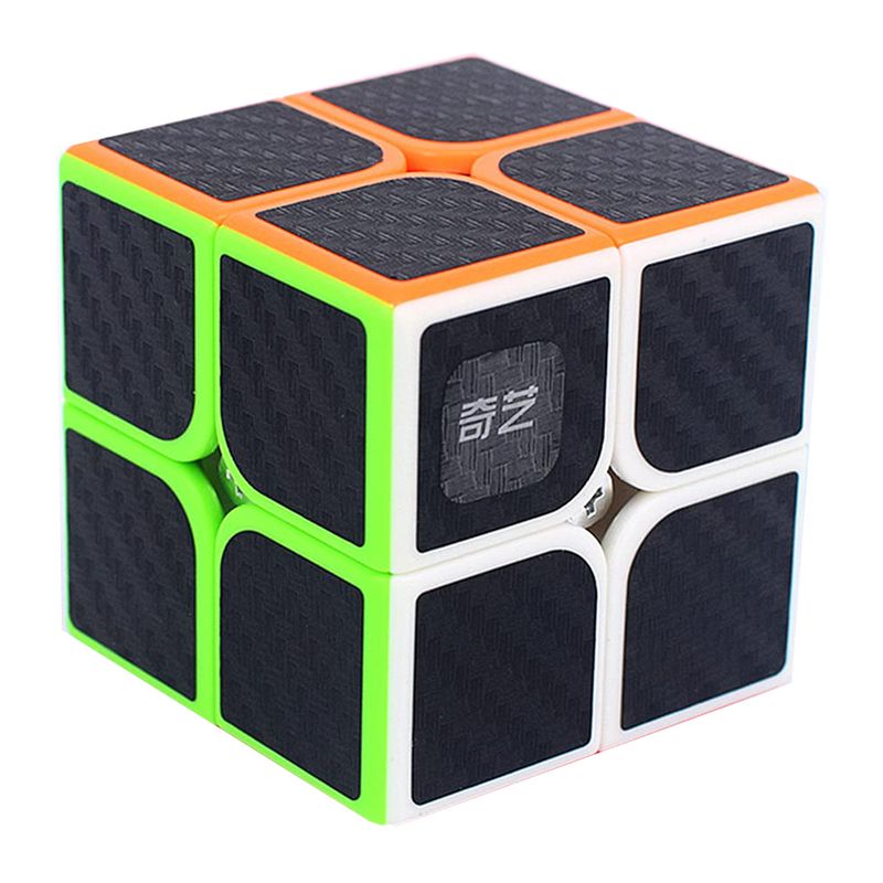 مکعب روبیک چی ای مدل کای وای کربن 2×2 qy carbon fiber qidi s2