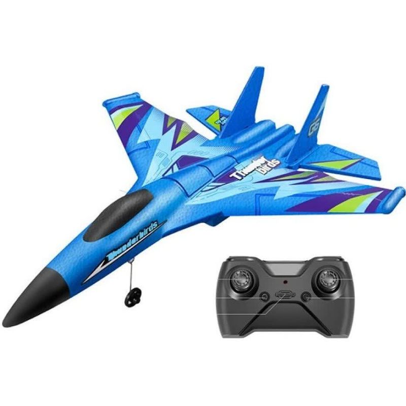 هواپیما بازی کنترلی ناب سل مدل جت جنگنده شارژی چراغدار fighter jet با قابلیت پرواز